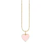 Gold & Enamel Small Heart Charm