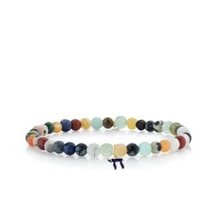 Gold & Enamel Tiny Chai on Semi Precious Stones