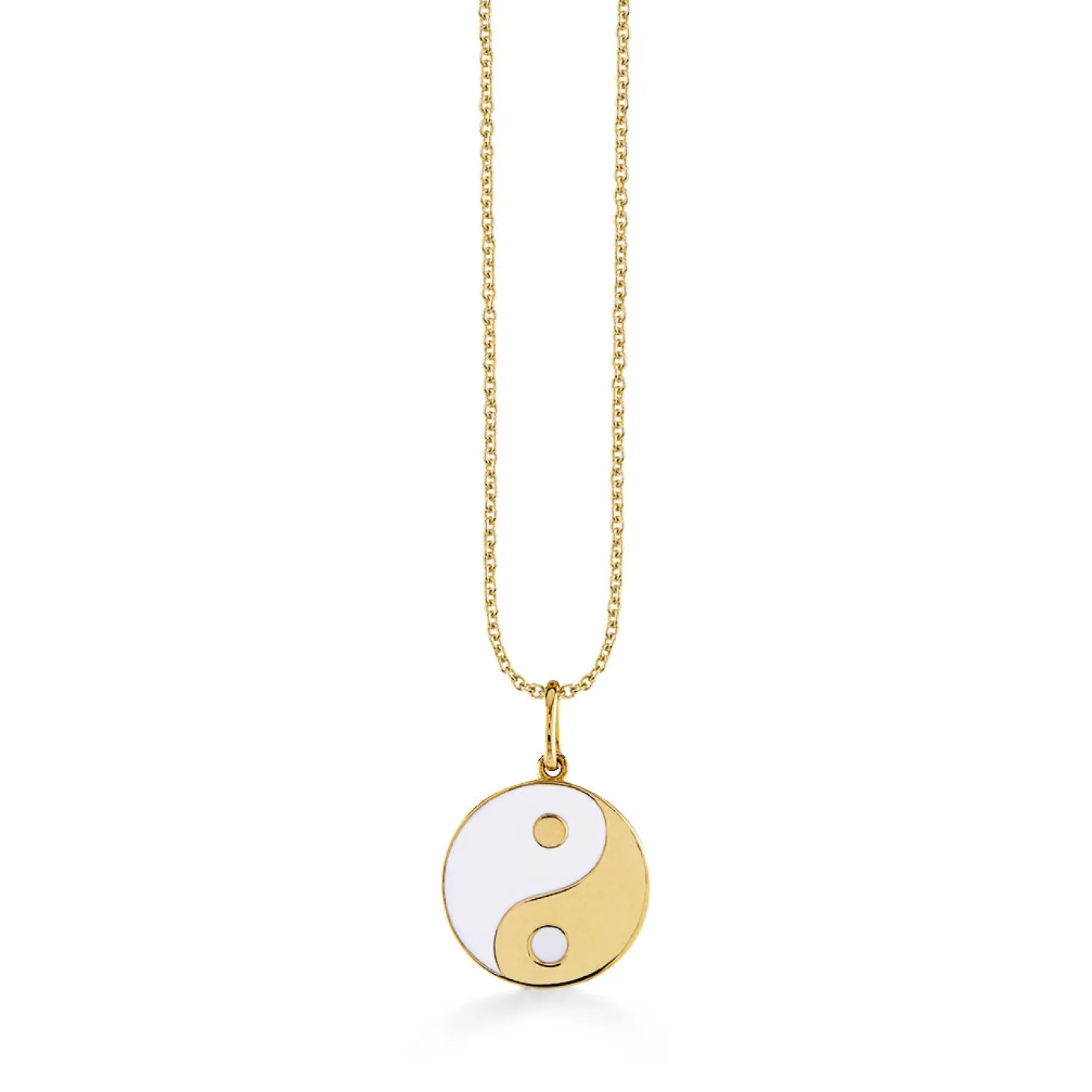 Gold & Enamel Yin Yang Charm