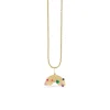 Gold & Gemstone Rainbow Charm
