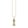 Gold & Multicolor Gemstone Alejandra Doll Charm