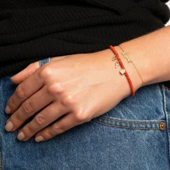 Gold & Pavé Diamond Love Bracelet