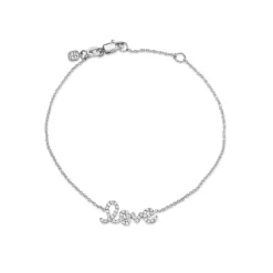 Gold & Pavé Diamond Love Bracelet