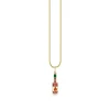 Gold & Ruby Hot Sauce Bottle Charm
