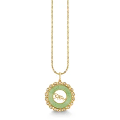 Gold, Diamond & Nephrite Jade Chinese Zodiac Charm