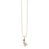 Gold, Diamond & Sapphire Duck Charm