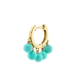 Gold Drop Huggie Hoops