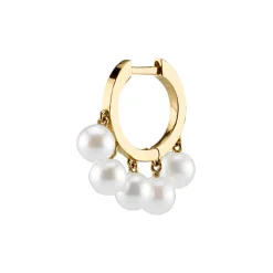 Gold Drop Huggie Hoops