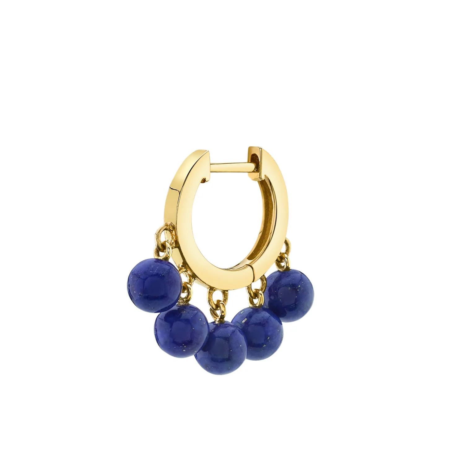 Gold Drop Huggie Hoops