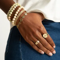 Gold Multi-Icon Pure Bracelet