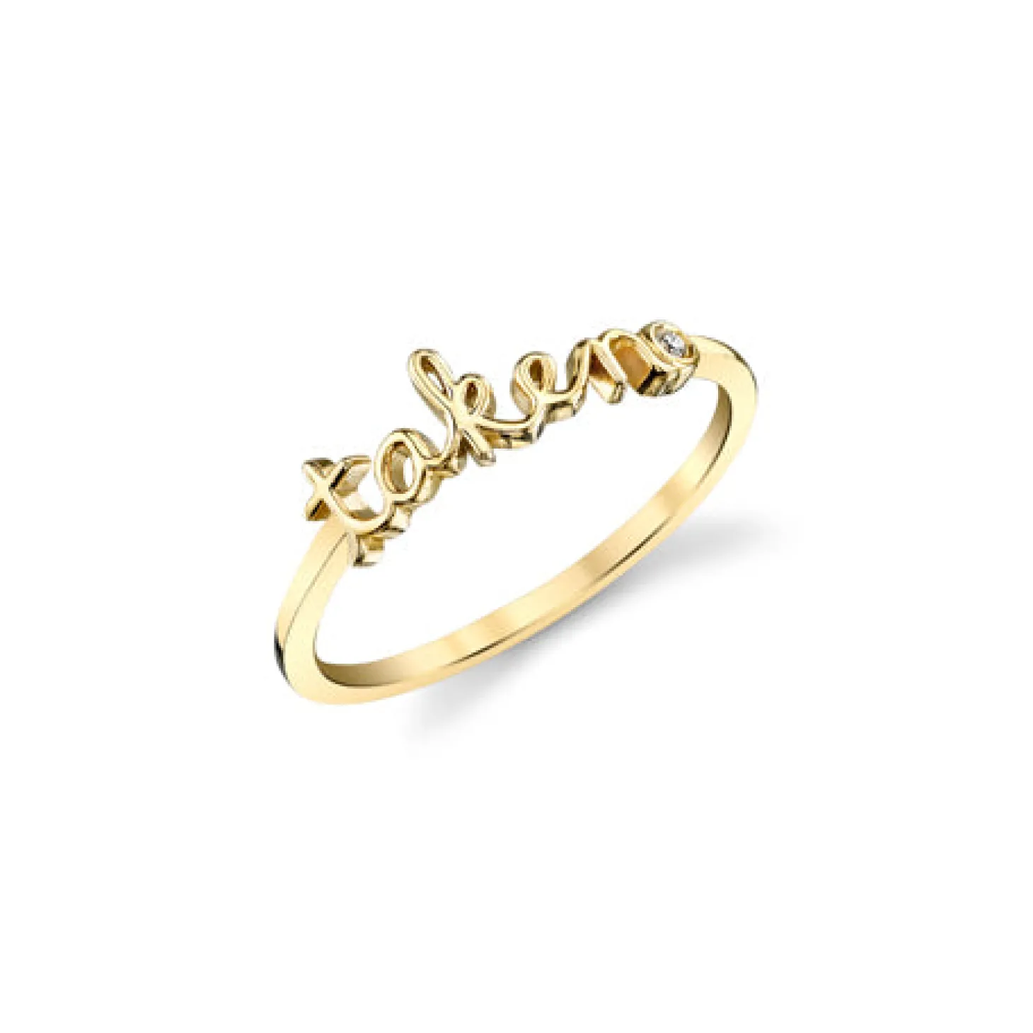 Gold Plated Sterling Silver Taken Ring