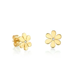 Gold Pure Daisy Stud
