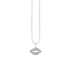 Gold Small Lips Charm