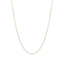 14k Gold Lightweight Square Chain