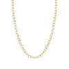 14k Gold Oval Cable Chain