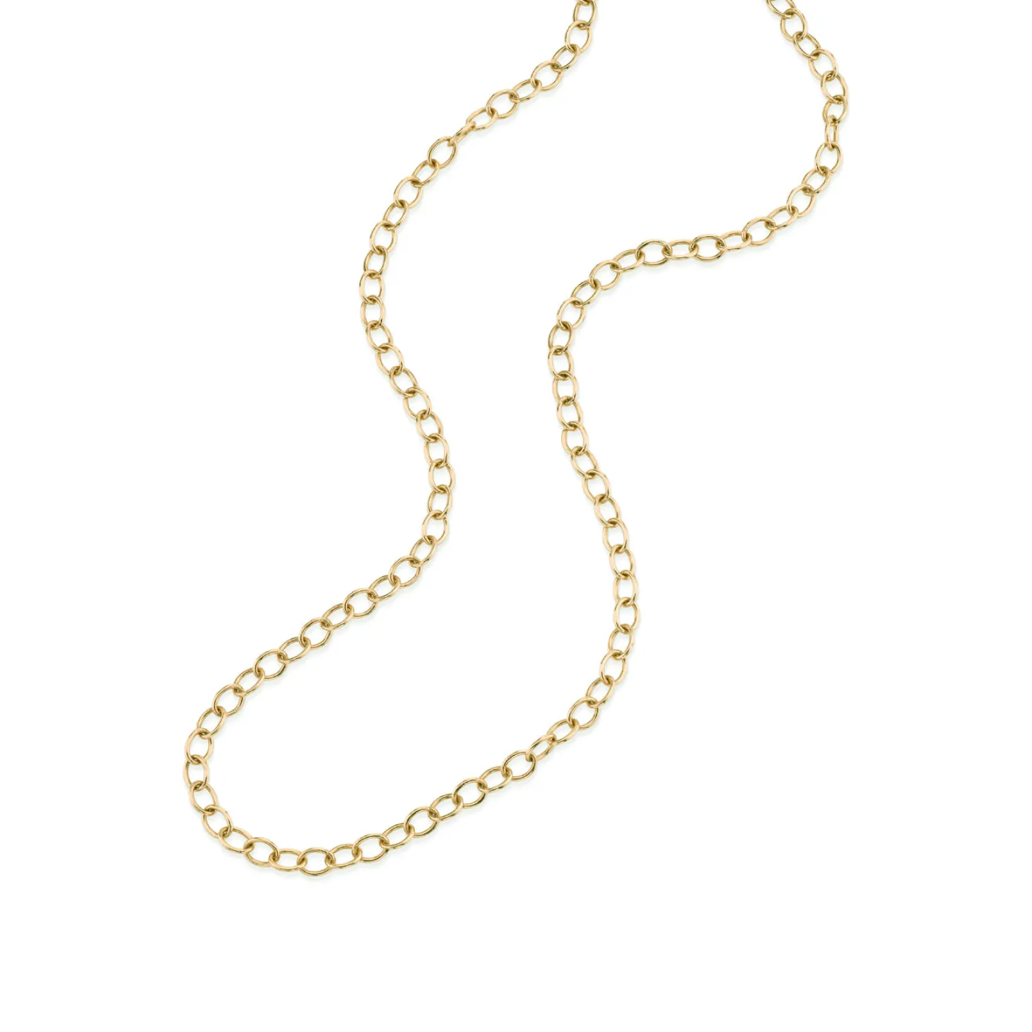 14k Gold Oval Cable Chain