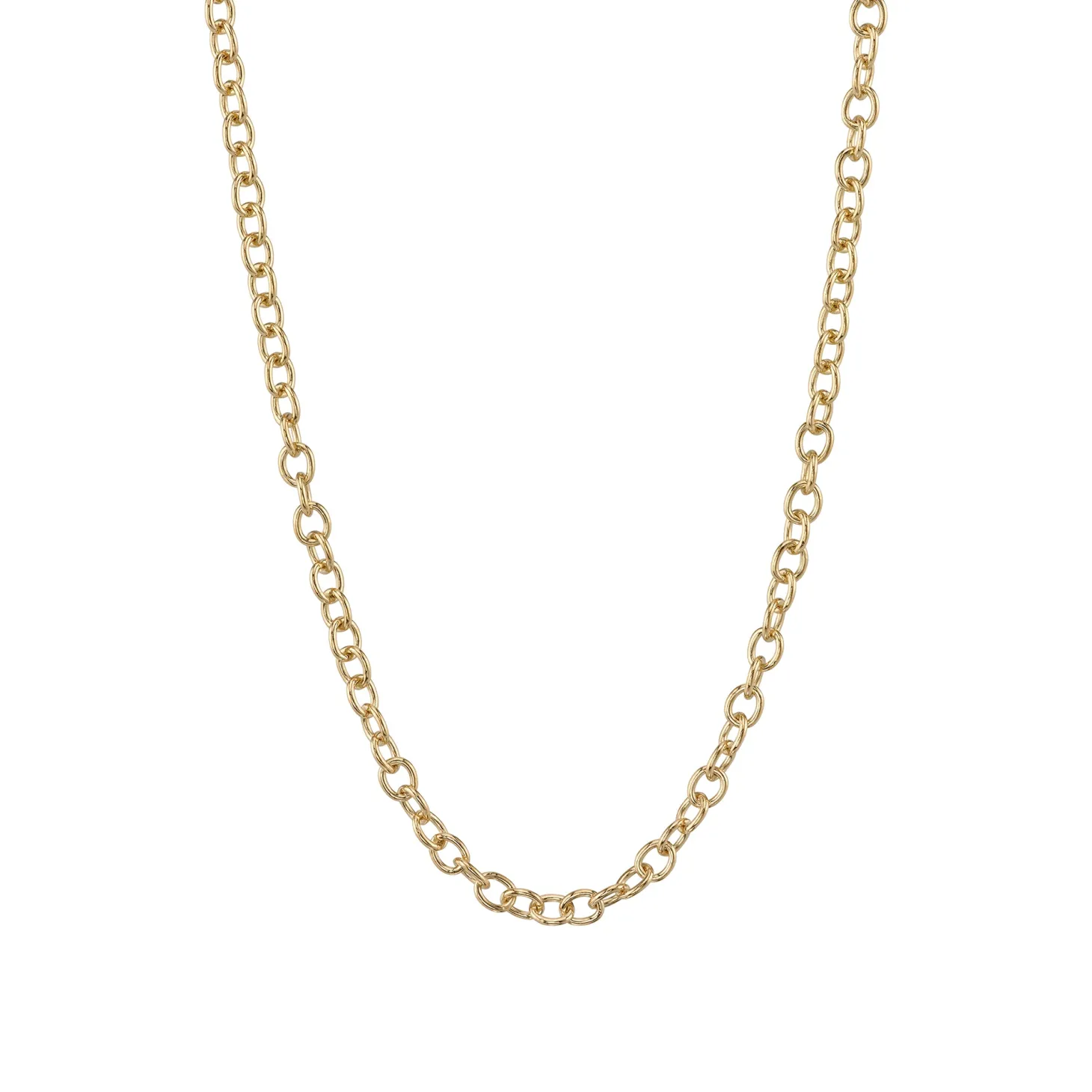 14k Gold Small Oval Link Chain