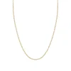 14k Gold Tiny Oval Link Chain