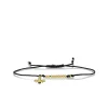 Kids Collection Gold & Diamond Tiny Bee Cord Bracelet