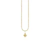 Kids Collection Gold & Diamond Tiny Clam Shell Charm