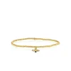 Kids Collection Gold & Diamond Tiny Bee on Gold Beads