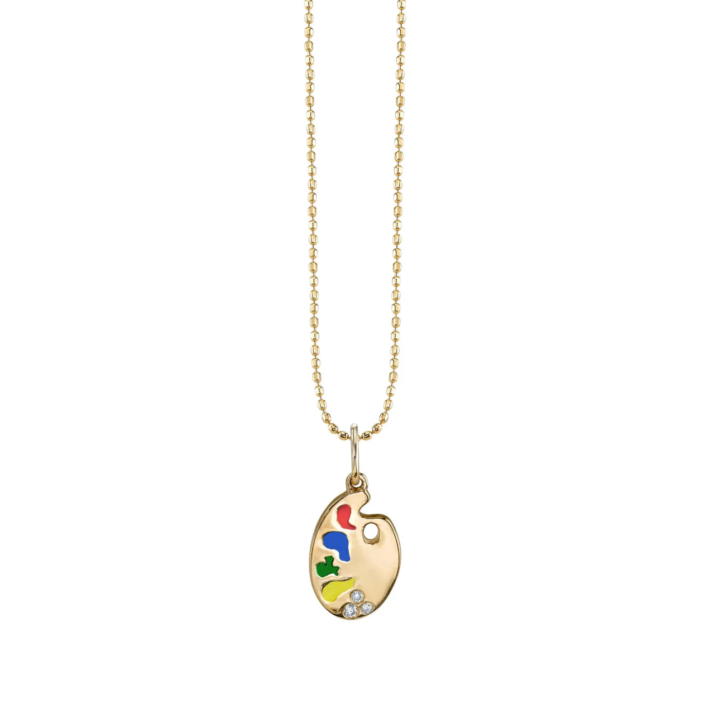 Kids Collection Gold & Diamond Paint Palette Charm