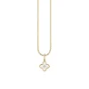 Kids Collection Gold & Diamond Mini Moroccan Flower Necklace