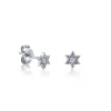 Kids Collection Gold & Diamond Star Of David Stud