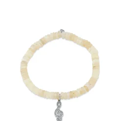 Kids Collection Gold & Diamond Treble Clef on Ethiopian Opal