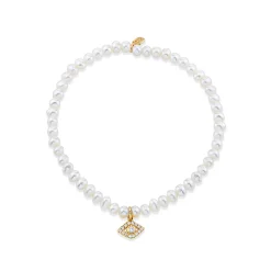 Kids Collection Gold & Diamond Eye on Pearl