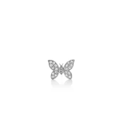 Kids Collection Gold & Diamond Tiny Butterfly Stud