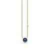 Kids Collection Gold & Enamel Mini Happy Face Necklace