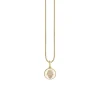 Kids Collection Gold & Enamel Tiny Hamsa Medallion Necklace