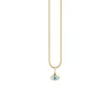Kids Collection Gold & Enamel Eye Necklace