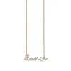 Kids Collection Gold & Pavé Diamond Dance Necklace