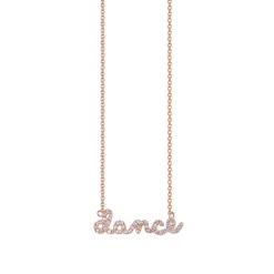 Kids Collection Gold & Pavé Diamond Dance Necklace