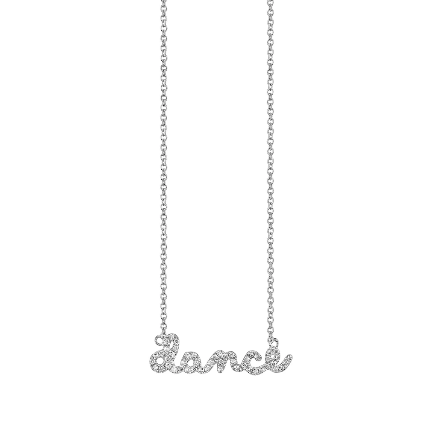 Kids Collection Gold & Pavé Diamond Dance Necklace