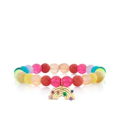 Kids Collection Gold & Rainbow on Rainbow Jade