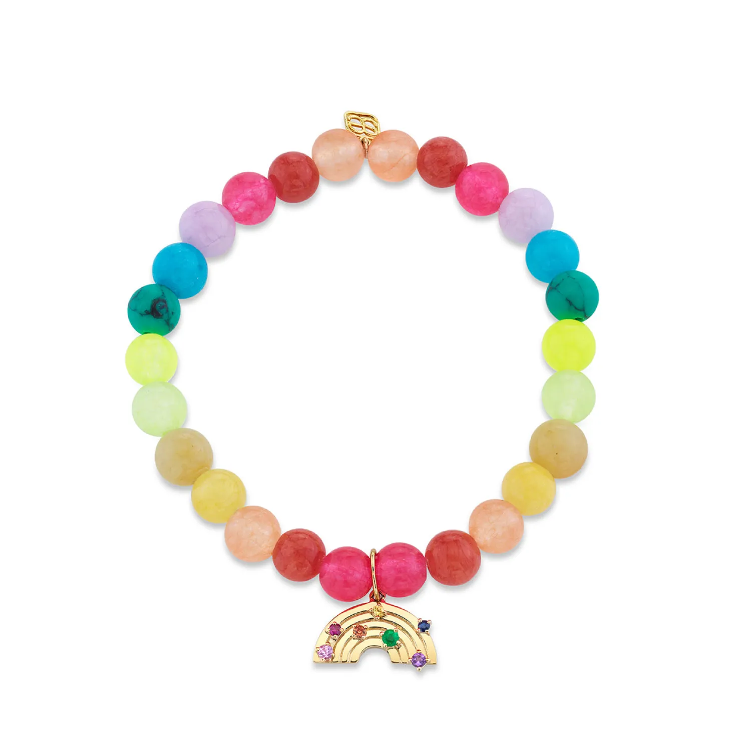Kids Collection Gold & Rainbow on Rainbow Jade
