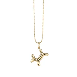 Kids Collection Gold Balloon Dog Necklace