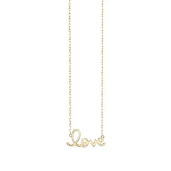 Kids Collection Pure Gold Small Love Necklace
