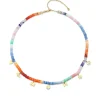 Kids Collection Pure Gold Tiny Charms Opal Necklace