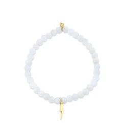 Kids Collection Pure Gold Lightning Bolt on Moonstone