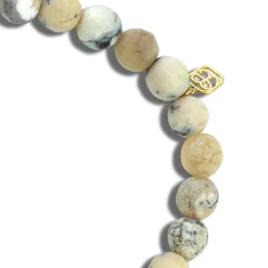 Men's Collection Diamond Skull on African Opal