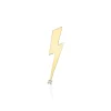 Men's Collection Gold & Diamond Lightning Bolt Brooch