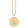 Men's Collection Gold & Diamond Egyptian Coin