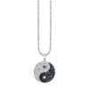 Men's Collection Gold & Diamond Large Yin Yang Charm