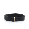 Men's Collection Gold & Diamond Small Single Row Spacer On Onyx
