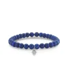 Men's Collection Gold & Diamond Hamsa on Lapis