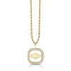 Men's Collection Gold & Diamond Extra Large Eye Open Icon Charm